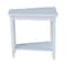 International Concepts Keystone Accent Table, White OT08-45 - alternate 4